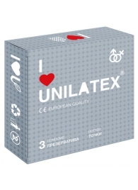 Презервативы с точками Unilatex Dotted - 3 шт. - Unilatex - купить с доставкой в Махачкале