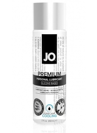 Охлаждающий лубрикант на силиконовой основе JO Personal Premium Lubricant Cooling - 60 мл. - System JO - купить с доставкой в Махачкале