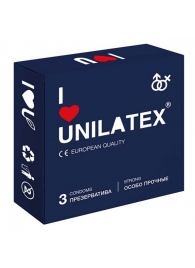 Ультрапрочные презервативы Unilatex Extra Strong - 3 шт. - Unilatex - купить с доставкой в Махачкале