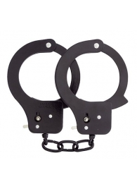 Чёрные наручники из листового металла BONDX METAL CUFFS BLACK - Dream Toys - купить с доставкой в Махачкале