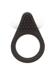 Чёрное эрекционное кольцо LIT-UP SILICONE STIMU RING 1 BLACK - Dream Toys - в Махачкале купить с доставкой