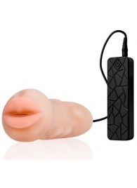 Мастурбатор-ротик с вибрацией REALSTUFF VIBRATING MASTURBATOR MOUTH - Dream Toys - в Махачкале купить с доставкой