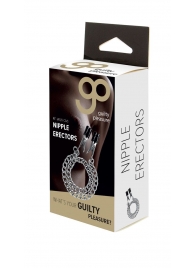 Прищепки для сосков Block Busters Nipple Clamps с цепью - Blush Novelties