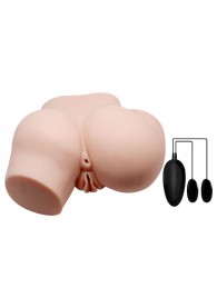 Телесный полуторс с двумя любовными тоннелями и вибрацией - Baile - в Махачкале купить с доставкой