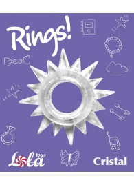 Прозрачное эрекционное кольцо Rings Cristal - Lola Games - в Махачкале купить с доставкой