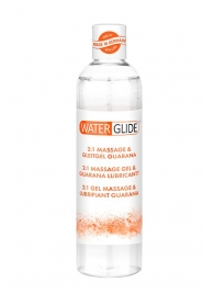 Гель-смазка 2-в-1 MASSAGE   LUBRICANT GUARANA - 300 мл. - Waterglide - купить с доставкой в Махачкале