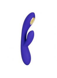 Фиолетовый вибратор с функцией электростимуляции Intimate E-Stimulator Dual Wand - 21,5 см. - California Exotic Novelties - купить с доставкой в Махачкале