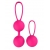 Набор розовых вагинальных шариков PLEASURE BALLS   EGGS DUO BALL SET - Dream Toys