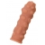Телесная реалистичная насадка KOKOS Extreme Sleeve 11 с дополнительной стимуляцией - 12,7 см. - KOKOS - в Махачкале купить с доставкой