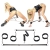 Комплект наручников и наножников с распорками Spread  em Bar and Cuff Set - Pipedream - купить с доставкой в Махачкале