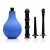 Анальный душ с 3 насадками Premium One-way Valve Anal Douche Set - XR Brands - купить с доставкой в Махачкале