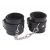 Черные оковы на ноги Obey Me Leather Ankle Cuffs - Chisa - купить с доставкой в Махачкале