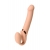 Телесный безремневой вибрострапон Vibrating Bendable Strap-On L - Strap-on-me - купить с доставкой в Махачкале