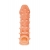 Телесная закрытая насадка с пупырышками Cock Sleeve Size M - 15,6 см. - KOKOS - в Махачкале купить с доставкой