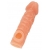 Телесная закрытая насадка с шершавой головкой Cock Sleeve Size M - 15,6 см. - KOKOS - в Махачкале купить с доставкой