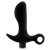 Черный анальный вибратор Silicone Vibrating Prostate Massager 01 - 10,8 см. - Blush Novelties - в Махачкале купить с доставкой