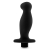 Черный анальный вибромассажёр Silicone Vibrating Prostate Massager 02 - 10,8 см. - Blush Novelties - в Махачкале купить с доставкой