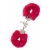 Металлические наручники с красной меховой опушкой METAL HANDCUFF WITH PLUSH RED - Dream Toys - купить с доставкой в Махачкале
