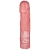 Розовая фаллическая насадка Vac-U-Lock 8  Crystal Jellies Dong - 20,3 см. - Doc Johnson - купить с доставкой в Махачкале
