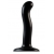 Черный фаллоимитатор-насадка Strap-On-Me P G spot Dildo size S - 16,4 см. - Strap-on-me - купить с доставкой в Махачкале