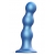 Голубая насадка Strap-On-Me Dildo Plug Balls size S - Strap-on-me - купить с доставкой в Махачкале