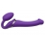 Фиолетовый безремневой вибрострапон Silicone Bendable Strap-On - size M - Strap-on-me - купить с доставкой в Махачкале