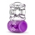 Фиолетовое эрекционное виброкольцо Pleaser Rechargeable C-Ring - Blush Novelties - в Махачкале купить с доставкой