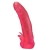 Розовая насадка для страпона с клиторальными лепестками - 18,5 см. - LOVETOY (А-Полимер) - купить с доставкой в Махачкале