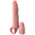 Телесная насадка-удлинитель 2 Inch Silicone X-tension with Strap - 20,3 см. - Pipedream - в Махачкале купить с доставкой