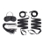 Эротический набор 4PC Bondage Bed Strap   Flogger Kit - Lux Fetish - купить с доставкой в Махачкале