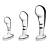 Набор из 3 стальных стимуляторов простаты Stainless Steel P-spot Training Set - b-Vibe - в Махачкале купить с доставкой