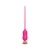Розовый тонкий стимулятор Nipple Vibrator - 23 см. - I-MOON - купить с доставкой в Махачкале