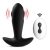 Черный массажер простаты с вибрацией, эффектом маятника и пультом ДУ - Secwell - в Махачкале купить с доставкой