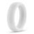 Белое люминесцентное эрекционное кольцо Silicone Glo Cock Ring - Blush Novelties - в Махачкале купить с доставкой