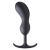 Черный массажер простаты с утяжелителями Premium Silicone Weighted Prostate Plug XL - 20,8 см. - XR Brands - в Махачкале купить с доставкой