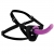 Лиловый поясной страпон Navigator Silicone G-Spot Dildo with Harness - 17,8 см. - XR Brands - купить с доставкой в Махачкале