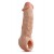 Телесная насадка-удлинитель Intrepid 9.25 Inch Realistic Penis Extender Sleeve - 23,5 см. - Blush Novelties - в Махачкале купить с доставкой