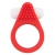 Красное эрекционное кольцо LIT-UP SILICONE STIMU RING 1 RED - Dream Toys - в Махачкале купить с доставкой
