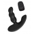 Черный силиконовый стимулятор простаты Levett Nitoc с пультом ДУ - Levett - в Махачкале купить с доставкой