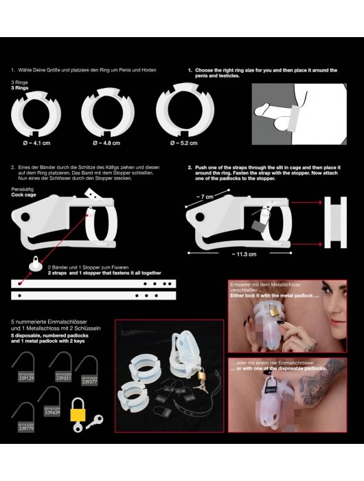 Набор для мужского пояса верности Cock Cage Set - Orion - купить с доставкой в Махачкале