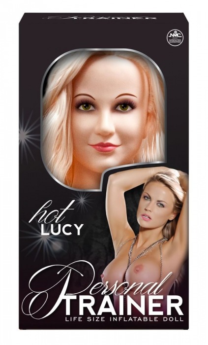 Надувная кукла с вибрацией и 2 любовными отверстиями Hot Lucy Lifesize Love Doll - NMC - в Махачкале купить с доставкой