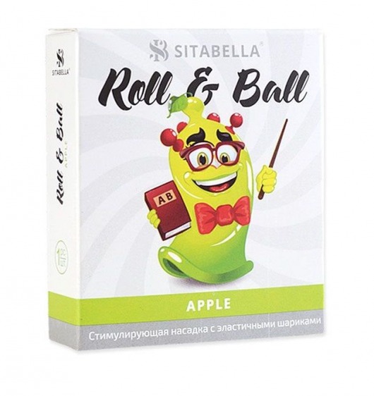 Стимулирующий презерватив-насадка Roll   Ball Apple - Sitabella - купить с доставкой в Махачкале