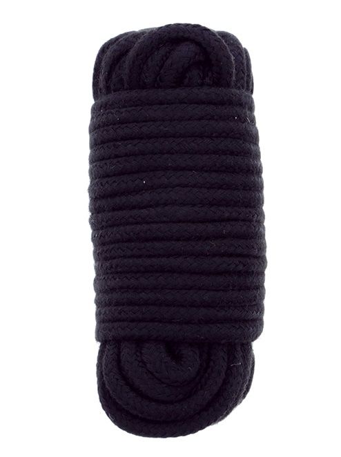 Черная веревка для связывания BONDX LOVE ROPE - 10 м. - Dream Toys - купить с доставкой в Махачкале