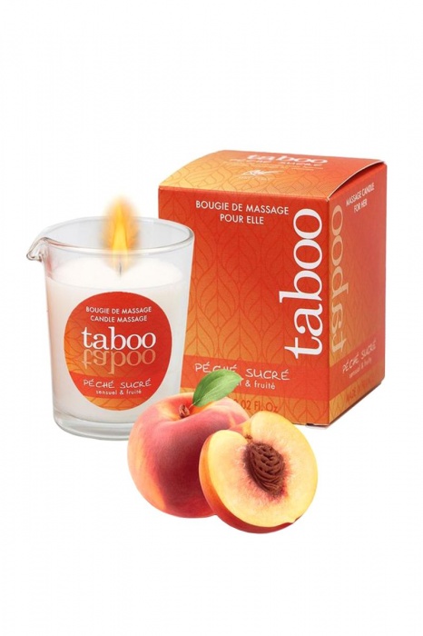 Массажное аромамасло с афродизиаками для женщин RUF Taboo Peche sucre - 60 гр. - RUF - купить с доставкой в Махачкале