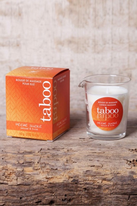 Массажное аромамасло с афродизиаками для женщин RUF Taboo Peche sucre - 60 гр. - RUF - купить с доставкой в Махачкале
