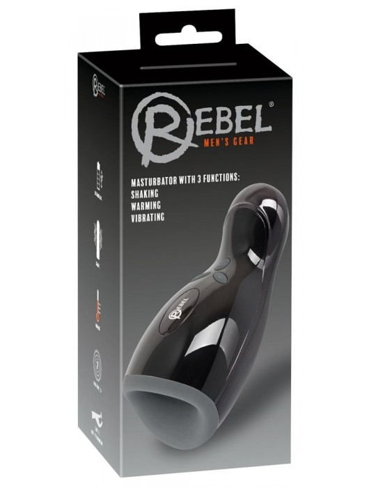 Черный мастурбатор Rebel Masturbator с нагревом - Orion - в Махачкале купить с доставкой