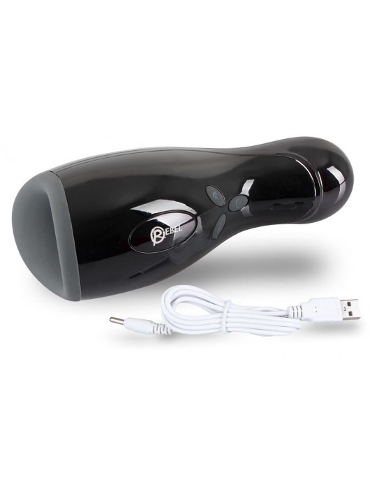 Черный мастурбатор Rebel Masturbator с нагревом - Orion - в Махачкале купить с доставкой