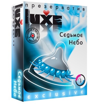 Презерватив LUXE  Exclusive  Седьмое небо  - 1 шт. - Luxe - купить с доставкой в Махачкале