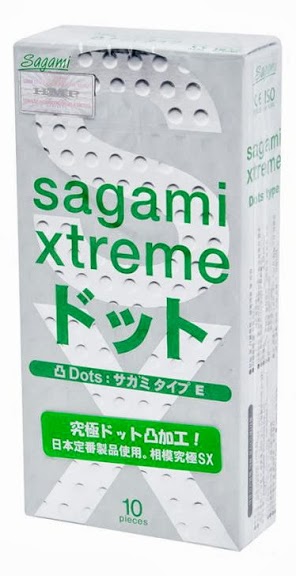 Презервативы Sagami Xtreme Type-E с точками - 10 шт. - Sagami - купить с доставкой в Махачкале