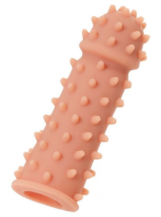 Телесная реалистичная насадка KOKOS Extreme Sleeve 03 с дополнительной стимуляцией - 12,7 см. - KOKOS - в Махачкале купить с доставкой